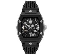 Philipp Plein Herren Uhr Automatik The Skeleton ECOCERAMIC PWVBA0423 Silikon