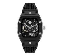 Philipp Plein Herren Uhr Automatik THE SKELETON ECOCERAMIC PWVBA0423 Silikon