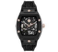 Philipp Plein Herren Uhr Automatik THE SKELETON ECOCERAMIC PWVBA0523 Silikon