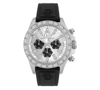 Philipp Plein Herren Uhr Chrono Quarz NOBILE Racing PWVAA0123 Silikon