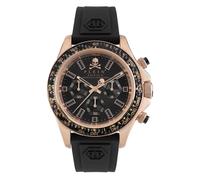 Philipp Plein Herren Uhr Chrono Quarz NOBILE RACING PWVAA0623 Silikon