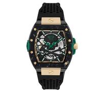 Philipp Plein Herrenuhr The Skeleton 2.0 PWJFA0325 Automatik Silikon 44 mm