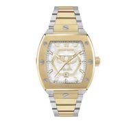 Philipp Plein Herren-Uhren Analog Quarz One Size, Bicolor 32031696