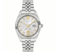 Philipp Plein Herrenuhr Date Superlative Crystal PWMFA0725 Silber Edelstahl 41 m...