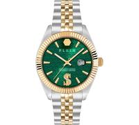 Philipp Plein Herrenuhr Date Superlative PWMFA0825 Edelstahl bicolor Grün 41 mm