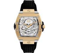 PHILIPP PLEIN Herrenuhr Edelstahl gelbgold, schwarz Herren