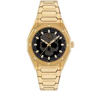 PHILIPP PLEIN Herrenuhr Edelstahl, recycelt gelbgold Herren