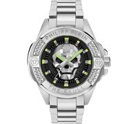 PHILIPP PLEIN Herrenuhr Edelstahl schwarz, silber Herren