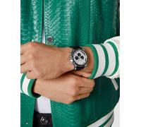 Philipp Plein Herren Analog Quarz Uhr mit Silikon Armband 7630615129884