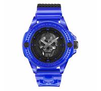 Philipp Plein Uhren PWWAA0323 Unisex-Uhr The $kull Synthetic Blau