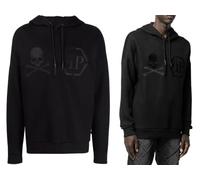 Philipp Plein Hooded Sweatshirt Sweater Jumper Hoody Sweatjacke Pullover Skull Kapuzenpullover (as3, alpha, xx_l, regular, regular)