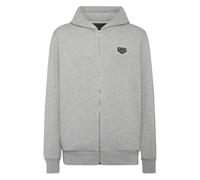 Philipp Plein - Hoodie Sweatjacket LS Iconic - - Sweatshirts & Hoodies - Herren - Grau - XL