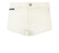 Philipp Plein - Hot Pants Basic - - Shorts - Damen - Beige - W25