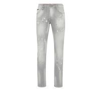Philipp Plein Jeans im Straight/Regular Fit „Racing" - Grau 30 (Größe)