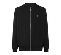 Philipp Plein - Kapuzen-Sweatjacket Skull - Größe XS - schwarz