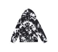 Philipp Plein Kapuzen-Sweatshirt im Tie-Dye-Look - Schwarz/Weiß 10A / 140cm