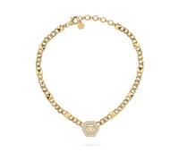Philipp Plein Damen Kette Halskette Edelstahl IP Gold Plein Legacy PJREA06NU