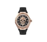 Philipp Plein Herrenuhr The $Kull Spikes PWPWA0424 Analog Quarz Silikon