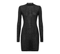 Philipp Plein - Kurzes Kleid Monogram Mit Schmucksteinen - Größe S - schwarz