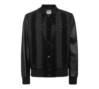 Philipp Plein - Lederblouson Mit Schmucksteinen - Größe XL - schwarz