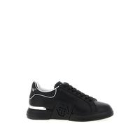 Sneaker PHILIPP PLEIN "Hexagon", Damen, Gr. 40, Normalschaft, 0202, schwarz, schwarz, Schuhe (60568152-40) 0202, schwarz, schwarz