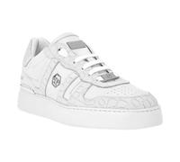 Sneaker PHILIPP PLEIN "Cocco Crocco Geprägt", Damen, Gr. 46, Normalschaft, 01, weiß, Schuhe Sneaker (43973856-46) 01, weiß