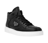 Sneaker PHILIPP PLEIN "Mid-Top Turnschuhe", Damen, Gr. 43, Normalschaft, 02, schwarz, Schuhe (74394962-43) 02, schwarz