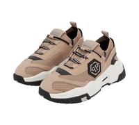 Philipp Plein Low-Top Sneaker - Runner Sneaker Predator - Gr. 35 (EU) - in Beige - für Damen