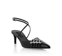 Philipp Plein Multi-strap Crossing Mid Heels, Absatzhöhe 5 - Schwarz EU41
