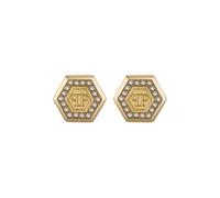 PHILIPP PLEIN Ohrstecker Edelstahl gelbgold Damen