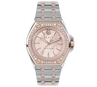 Philipp Plein Plein Extreme Damen-Armbanduhr Analog Quarz Edelstahl, Zweifarbig/Silber - Pwjaa1323, Armband
