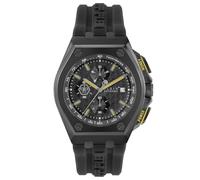 Philipp Plein Plein Extreme Uhr für Herren in der Farbe Schwarz mit Armband aus Silikon, Wasserdichtigkeit: 5 bar, Gehäusedurchmesser: 44 mm, PWGAA0221