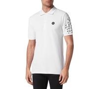 Philipp Plein - Poloshirt Skull&Bones - Größe 4XL - weiß