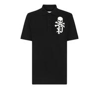 Philipp Plein - Poloshirt Skull&Bones - Größe XS - schwarz