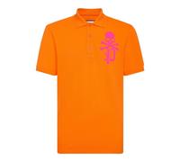Philipp Plein - Poloshirt Skull&Bones - Größe XXL - orange