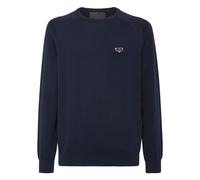 Philipp Plein - Pullover Round Neck LS - - Knitwear - Herren - Blau - 3XL
