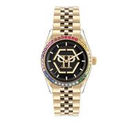 Philipp Plein Damen Uhr Analog Quarz Date Superlative PW2BA0623 Edelstahl