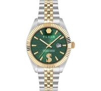 Philipp Plein Herrenuhr Date Superlative PWMFA0825 Edelstahl bicolor Grün 41 mm