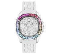 Philipp Plein PWTAA0223 Damen-Armbanduhr Lady Weiß/Regenbogen