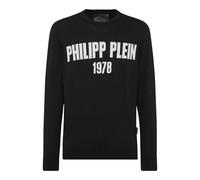 Philipp Plein - Rundhalspullover - Größe XXL - schwarz