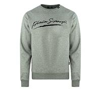 Plein Sport Signature Logo Grauer Pullover L
