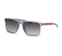 PHILIPP PLEIN SPORT Herren Skyblade Sonnenbrille, Grau (Transp.Grey), 59/16/145