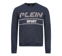 Philipp Plein Sport Schwarz Bold Logo Marineblauer Pullover XL