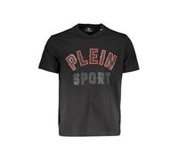 Plein Sport Block-Logo Schwarzes T-Shirt M