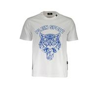 Philipp Plein Sport TIPS113 01 White Herren T-Shirt wei