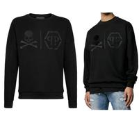 Philipp Plein Sweatshirt Sweater Jumper Hoody Sweatjacke Pullover Skull Embroidered (as3, alpha, xx_l, regular, regular)