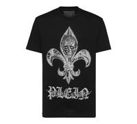Philipp Plein - T-Shirt Rundhalsausschnitt Ss Chrome - Größe M - schwarz