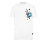 Philipp Plein - T-Shirt Rundhalsausschnitt Ss Smile - Größe S - weiß
