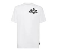 Philipp Plein - T-Shirt Skull - Größe L - weiß
