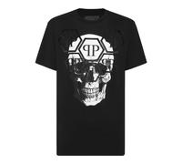 Philipp Plein - T-Shirt Skull Mit Schmucksteinen - Größe XXL - schwarz